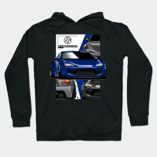 Toyota FT 86 Blue Hachiroku Hoodie